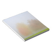 Bloc-note Les arbres tombants noyés dans la brume (Incliné)