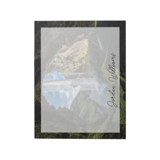 Bloc-note Les cascades | Cascade islandaise (Tourné)