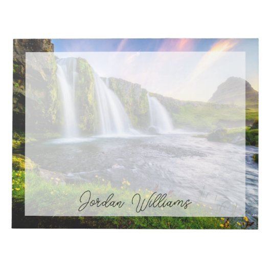 Bloc-note Les cascades | Kirkjufellsfoss, Islande (Devant)