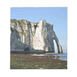 Bloc-note Les célèbres falaises d'Etretat en France