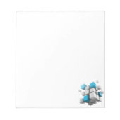 Bloc-note Les cubes 3D de SlipperyJoe sont un arrangement ca (Devant)