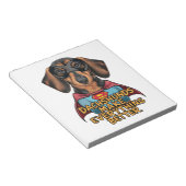 Bloc-note Les Dachshunds rendent tout meilleur (Incliné)
