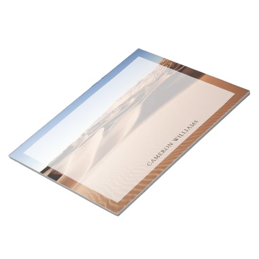 Bloc-note Les déserts | Dunes de sable des Émirats arabes un (Incliné)