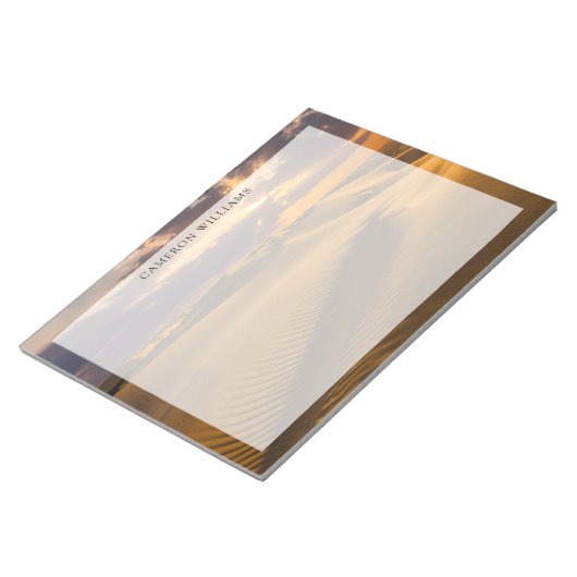 Bloc-note Les déserts | Paysage des dunes de sable (Incliné)