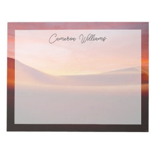 Bloc-note Les déserts   Paysage du désert de Rolling