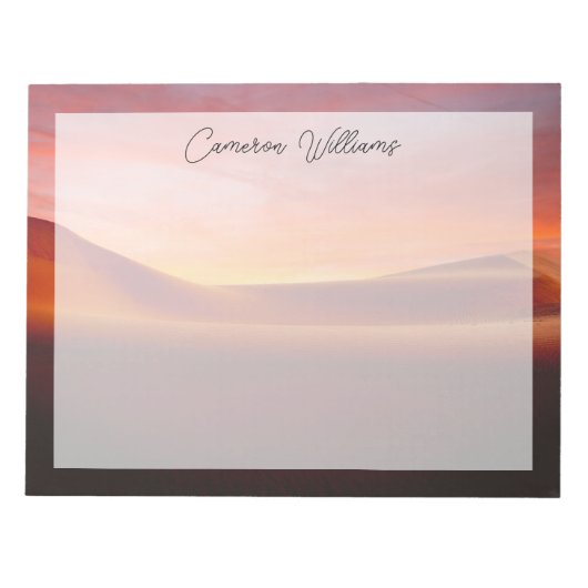 Bloc-note Les déserts | Paysage du désert de Rolling (Devant)