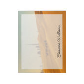Bloc-note Les déserts | Vue Skyline de Dubaï avec chameaux (Tourné)