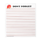 Bloc-note Les éléphants n'oublient pas (Bloc-notes personnal (Devant)