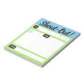 Bloc-note Les félicitations quotidiennes crient l'affichage  (Tourné)