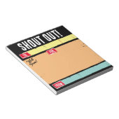 Bloc-note Les félicitations quotidiennes crient l'affichage  (Incliné)