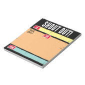 Bloc-note Les félicitations quotidiennes crient l'affichage  (Tourné)