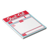 Bloc-note Les félicitations quotidiennes crient l'affichage  (Incliné)