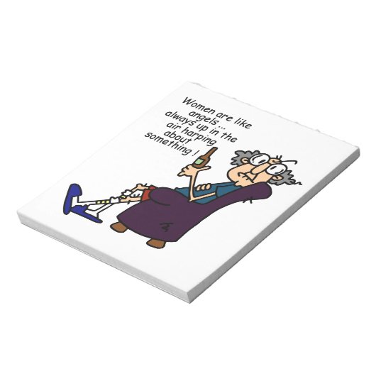 Bloc-note Les Femmes Sont Comme Des Anges (Tourné)