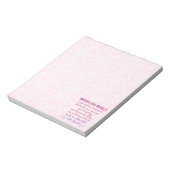 Bloc-note Les femmes sont des anges (Tourné)