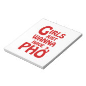 Bloc-note Les Filles Voulaient Juste Avoir Des Phnomes (Tourné)