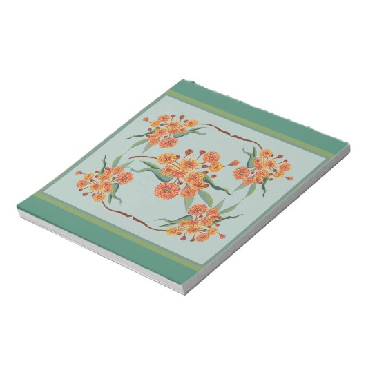 Bloc-note Les fleurs de gommiers australiens (Tourné)