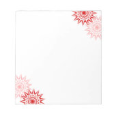 Bloc-note Les fleurs modernes (Devant)