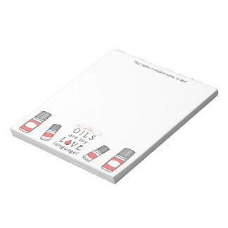 Bloc-note Les Huiles Essentielles Sont Mon Amour Langue Cora
