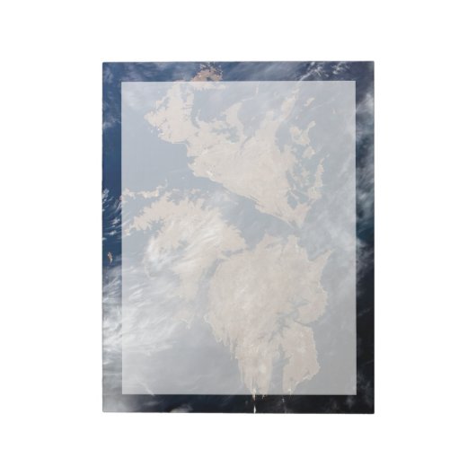 Bloc-note Les îles Falkland (îles Malvinas). (Tourné)