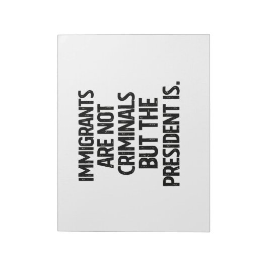 Bloc-note Les immigrants ne sont pas des criminels mais le p (Tourné)