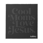 Bloc-note Les mamans cool aiment Jésus (Devant)