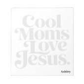 Bloc-note Les mamans cool aiment Jésus (Devant)