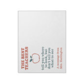 BLOC-NOTE LES MEILLEURS ENSEIGNANTS (Tourné)