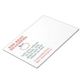 BLOC-NOTE LES MEILLEURS ENSEIGNANTS (Incliné)