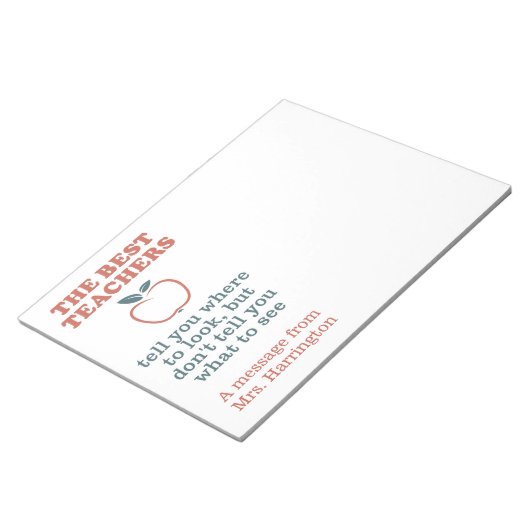 BLOC-NOTE LES MEILLEURS ENSEIGNANTS (Incliné)