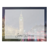 Bloc-note Les monuments | Big Ben la nuit (Devant)