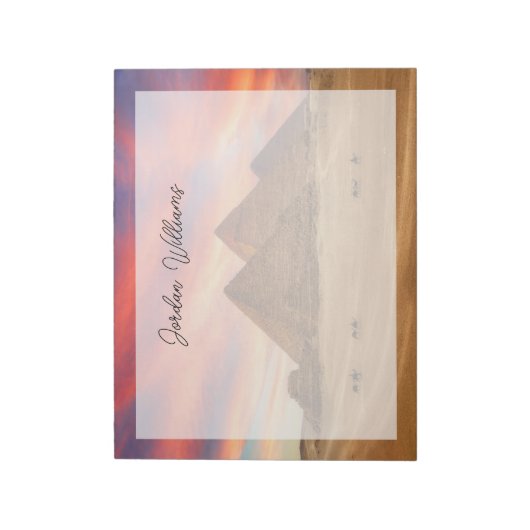 Bloc-note Les monuments | Les grandes pyramides (Tourné)