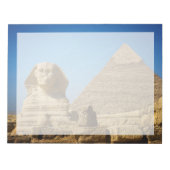 Bloc-note Les monuments | Sphinx & Pyramide d'Egypte (Devant)