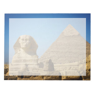 Bloc-note Les monuments   Sphinx & Pyramide d'Egypte