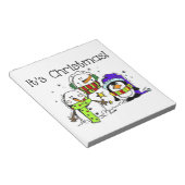 Bloc-note Les neigeurs et les pingouins C'est Noël Festive (Incliné)