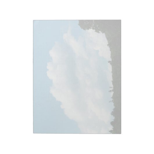 Bloc-note Les nuages rencontrent les arbres (Tourné)