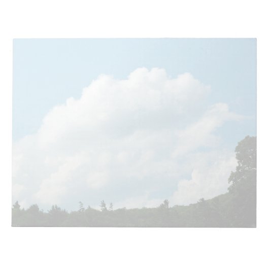 Bloc-note Les nuages rencontrent les arbres (Devant)