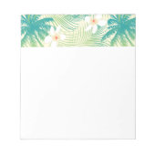 Bloc-note Les palmiers tropicaux d'été (Devant)