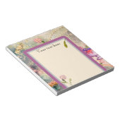 Bloc-note Les papillons de nuit et les pansies Romantiques p (Incliné)