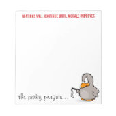 Bloc-note Les passages à tabac se poursuivront jusqu'à ce qu (Devant)