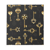 Bloc-note Les Patters de Seamless avec Golden Keys (Devant)