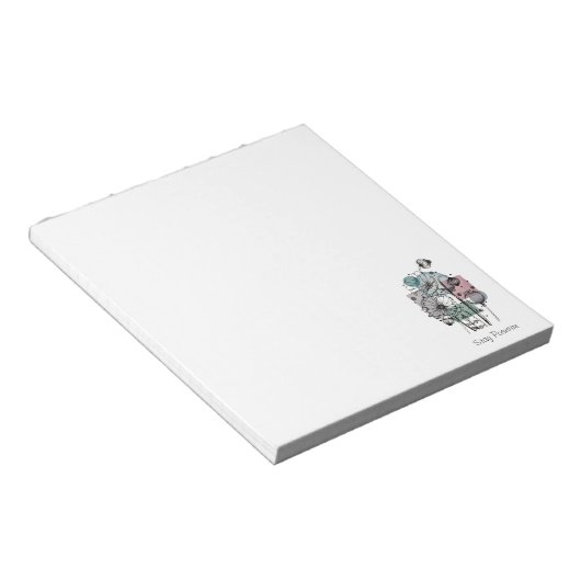 Bloc-note Les Pépites Doodent En Encre Et Aquarelle (Incliné)