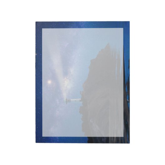 Bloc-note Les phares | Phare de nuit étoilé (Tourné)