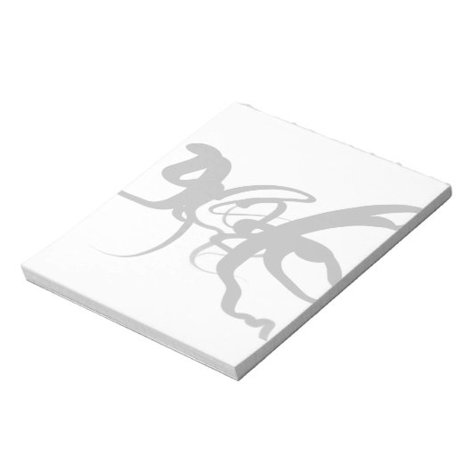 Bloc-note Les Plongeurs : Noir Abstrait et Blanc (Tourné)