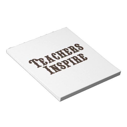 Bloc-note Les professeurs inspirent (Incliné)