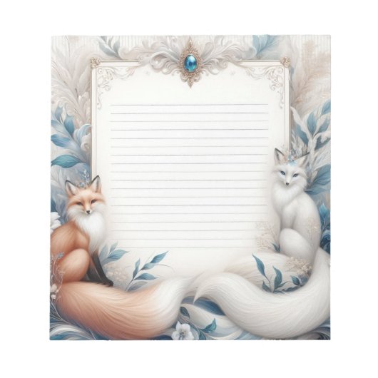 Bloc-note Les renards (Devant)