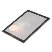 Bloc-note Les Sept Planètes De Trappist-1 En Orbite Autour D (Incliné)