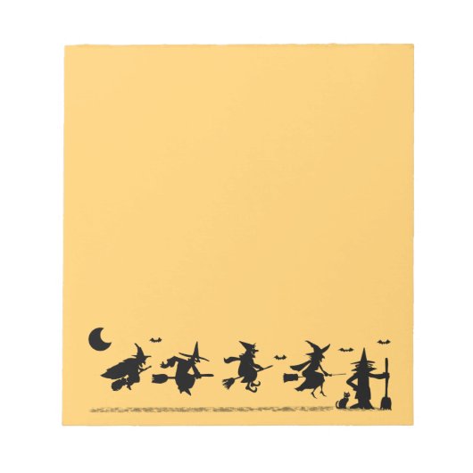 Bloc-note Les sorcières d'Halloween (Devant)