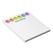 Bloc-note Les visages continuent à sourire (Incliné)