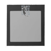 Bloc-note Les vrais hommes aiment les chats en Grunge Style  (Devant)