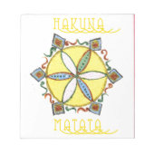 Bloc-note L'étoile à la fabrication de Hakuna Matata (Devant)